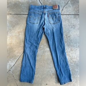 Levi's low straight womens size 8 light wash